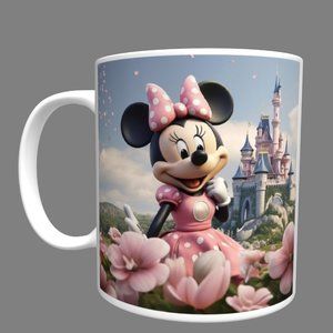 Mickey Minnie Mug, Family Trip , Minnie Flower mug Magical Kingdom Cup,Gift